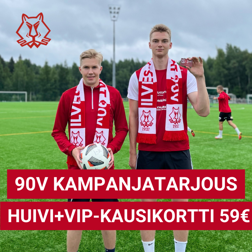 90v juhlakampanjatarjous huivi ja vip-kausikortti 59e